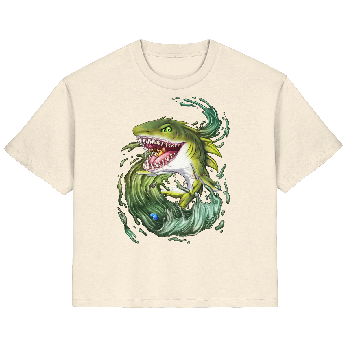 LupiArts Megalodon Ancient - Ladies Organic Shirt
