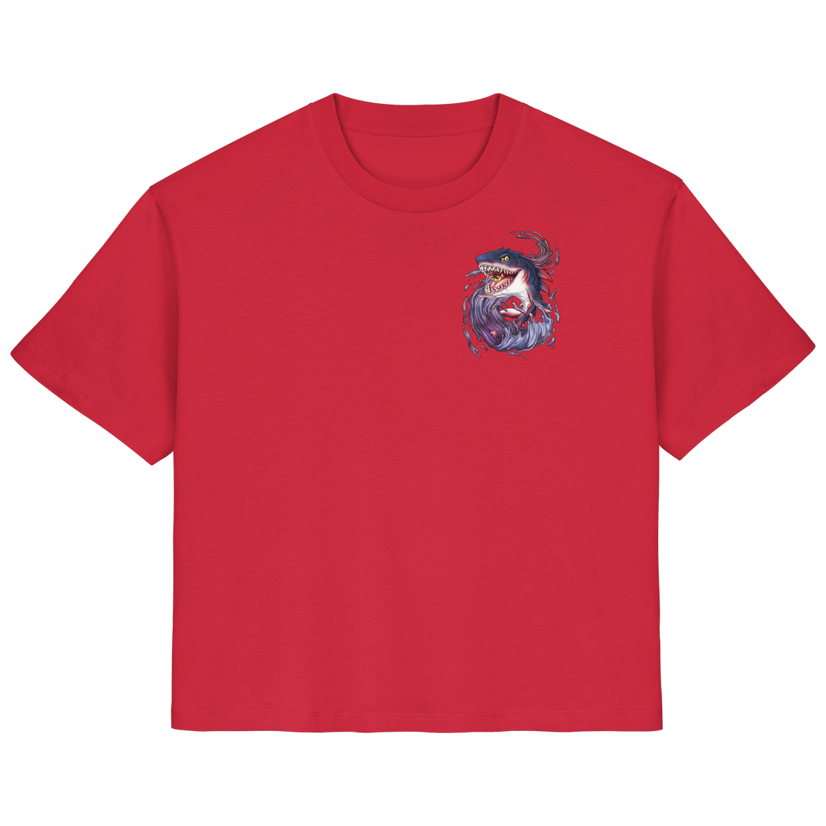 LupiArts Megalodon Redmaw - Ladies Organic Shirt