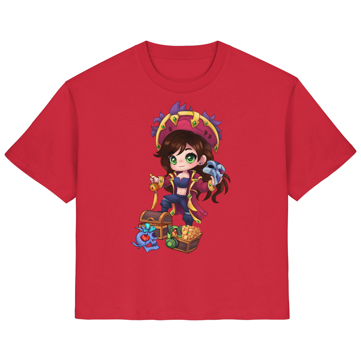 KykyNeko Pirat - Ladies Organic Shirt