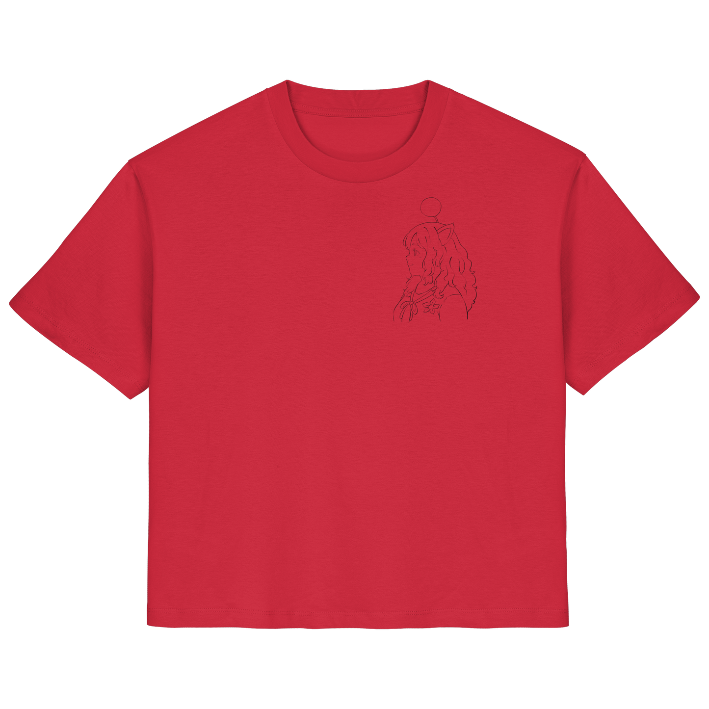 Miss_Moogle Logo Outline - Ladies Organic Shirt