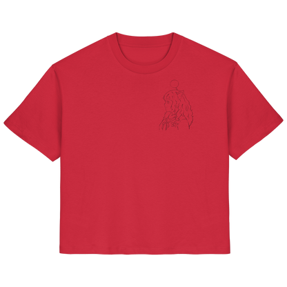 Miss_Moogle Logo Outline - Ladies Organic Shirt