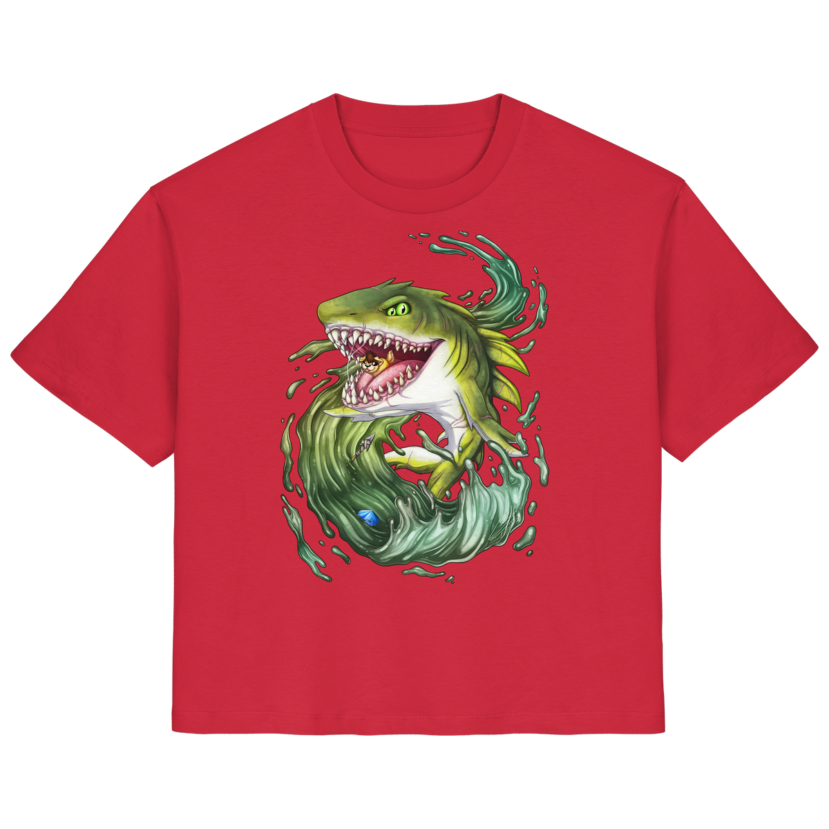 LupiArts Megalodon Ancient - Ladies Organic Shirt