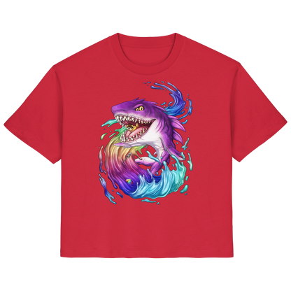 LupiArts Megalodon Crested - Ladies Organic Shirt
