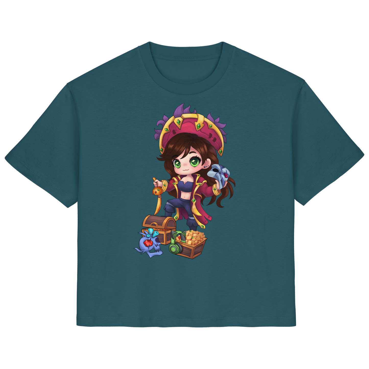 KykyNeko Pirat - Ladies Organic Shirt