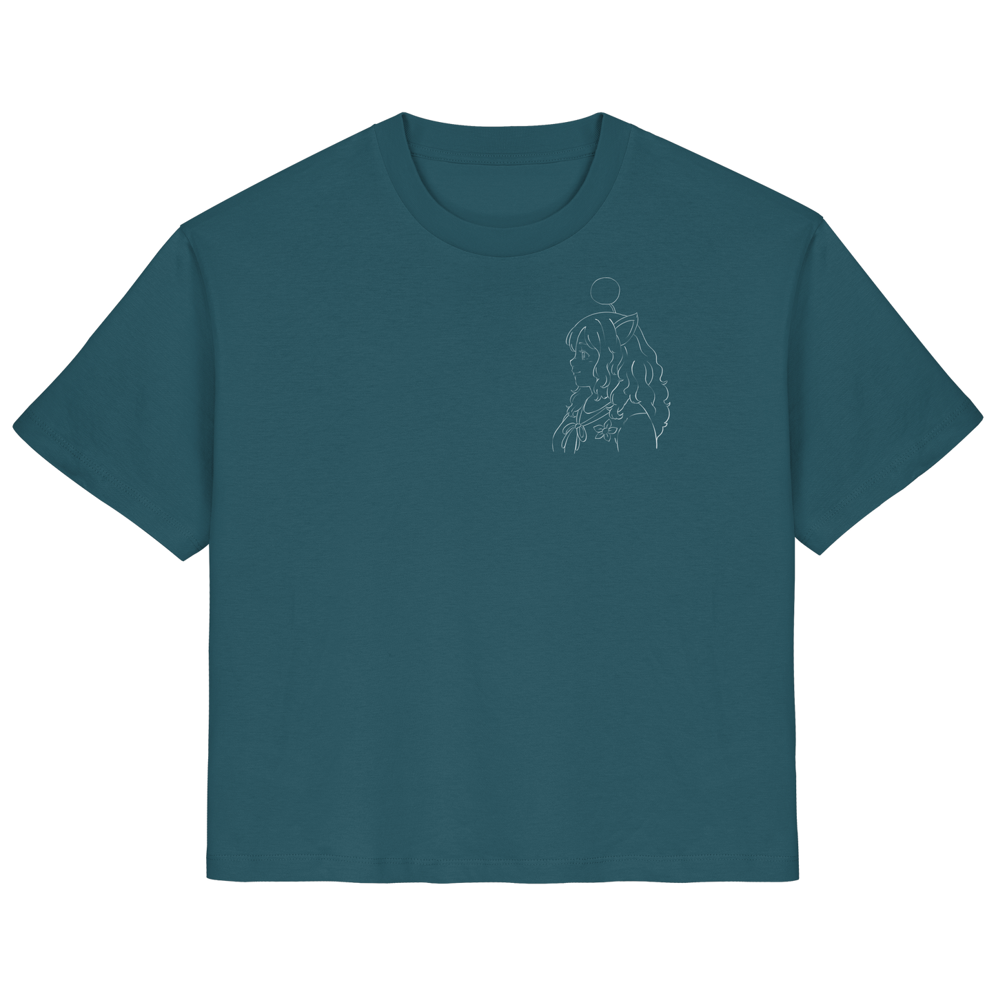 Miss_Moogle Logo Outline - Ladies Organic Shirt