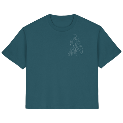 Miss_Moogle Logo Outline - Ladies Organic Shirt