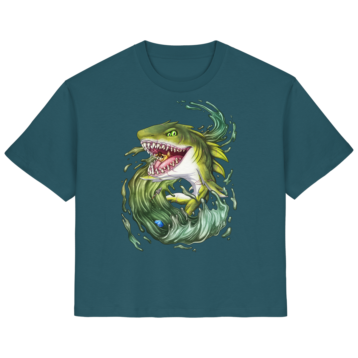 LupiArts Megalodon Ancient - Ladies Organic Shirt