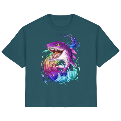 LupiArts Megalodon Crested - Ladies Organic Shirt
