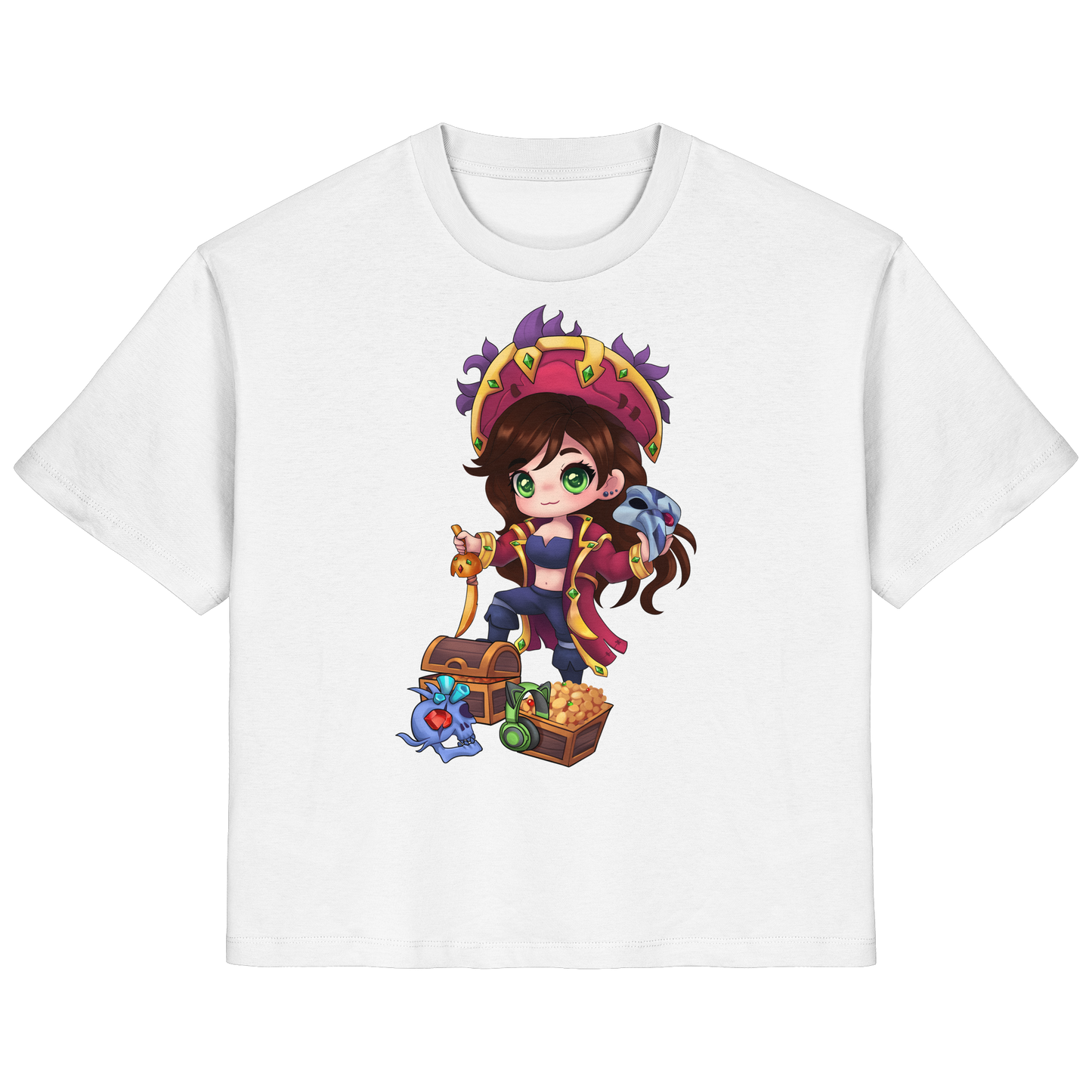 KykyNeko Pirat - Ladies Organic Shirt