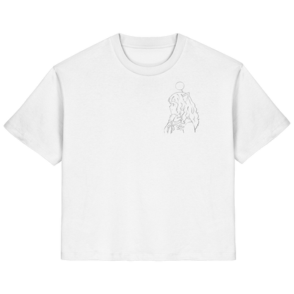 Miss_Moogle Logo Outline - Ladies Organic Shirt