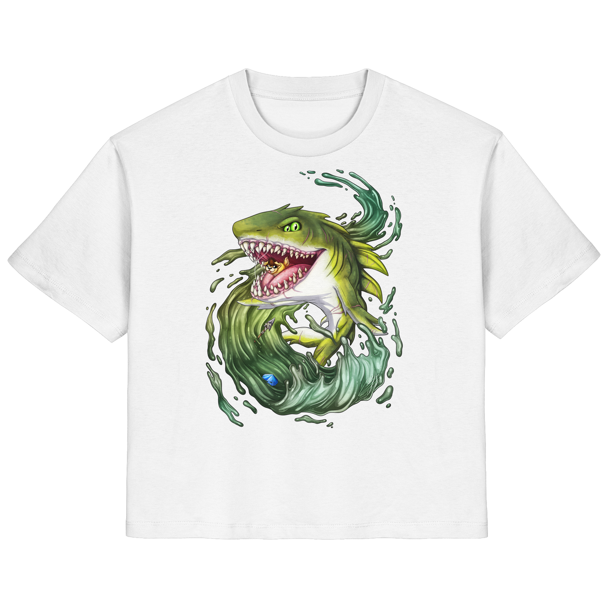 LupiArts Megalodon Ancient - Ladies Organic Shirt