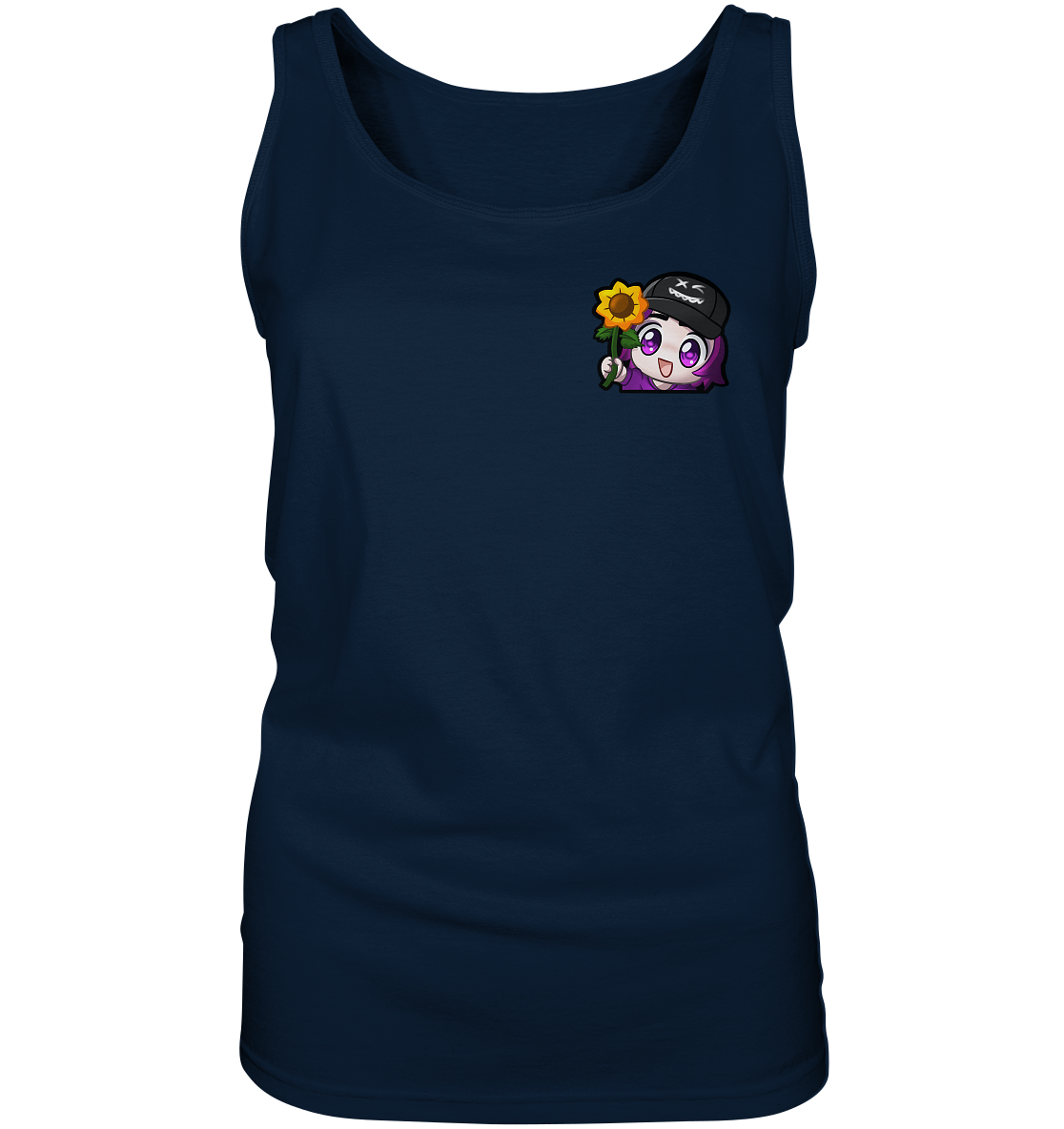 x3_kaspa Flower - Ladies Tank-Top