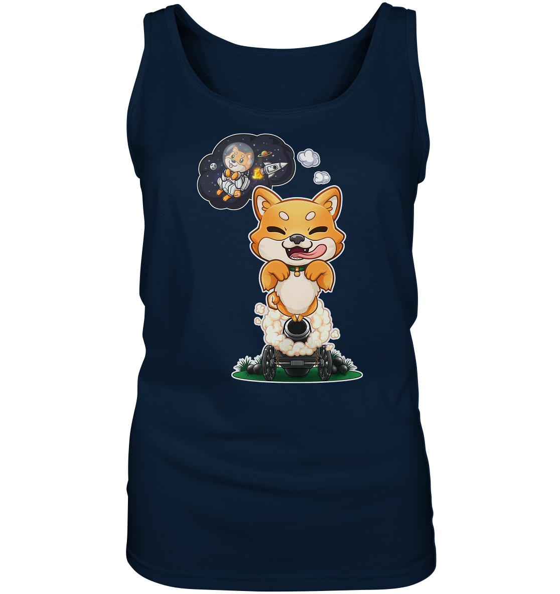FeineKatze Shiba Astronaut - Ladies Tank-Top