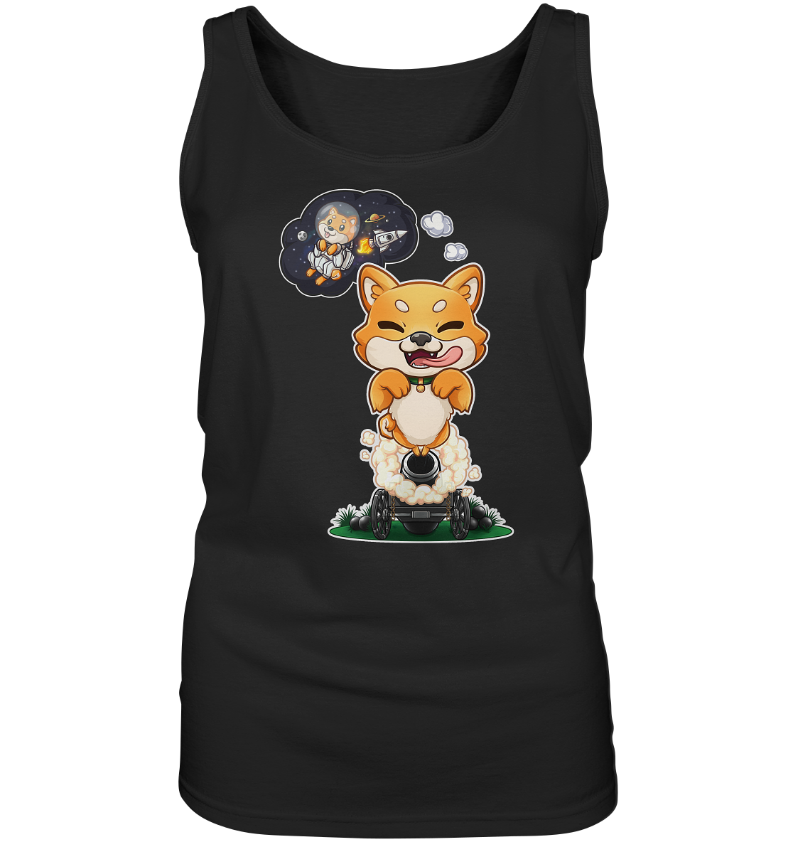 FeineKatze Shiba Astronaut - Ladies Tank-Top