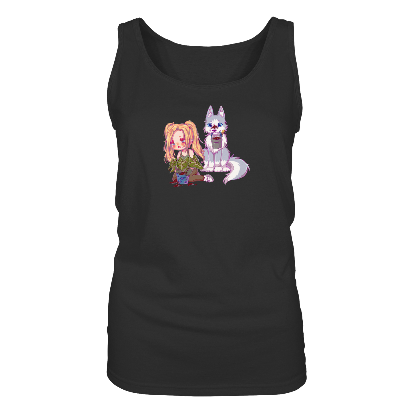 StaceyLucia Wolf Chibi - Ladies Tank-Top