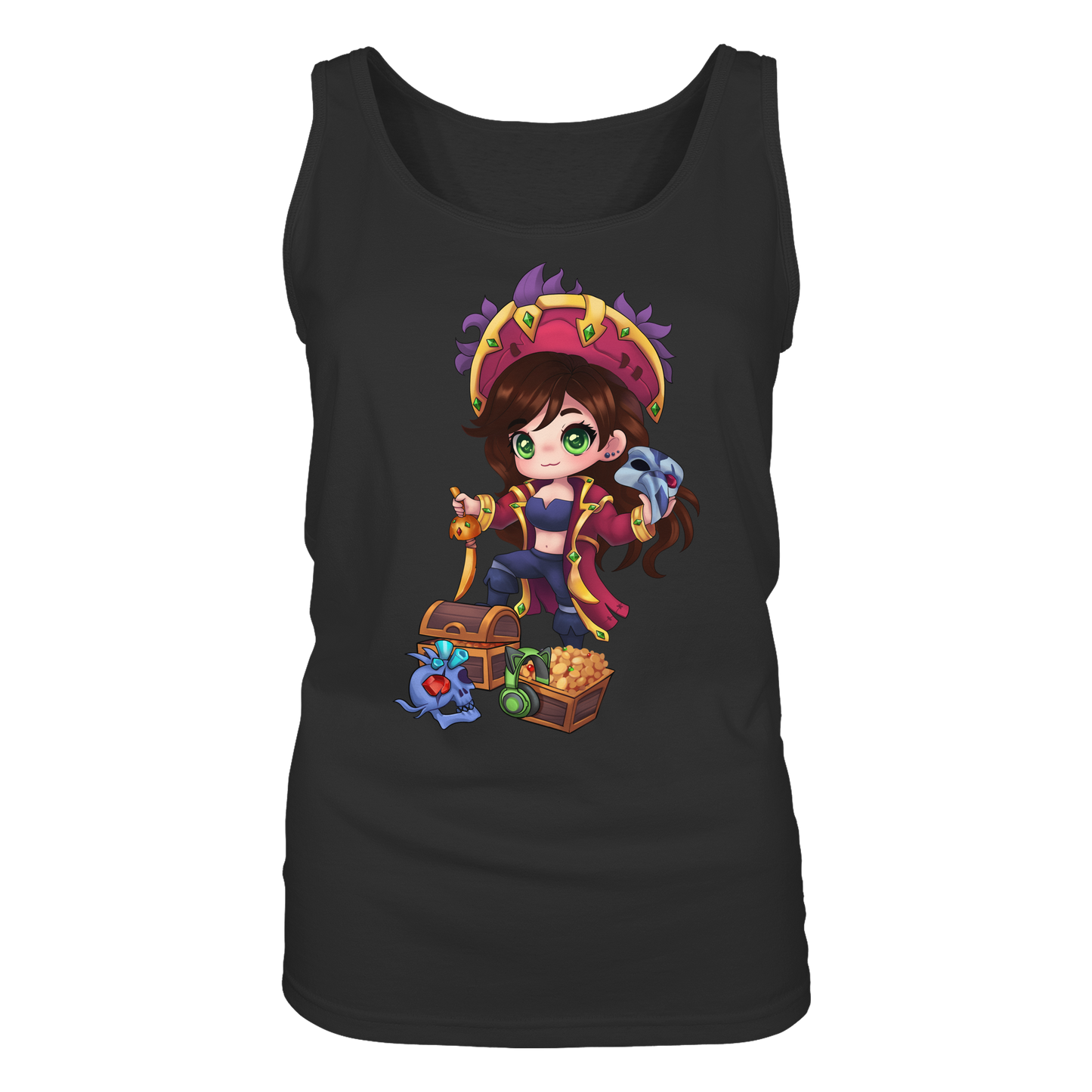 KykyNeko Pirat - Ladies Tank-Top