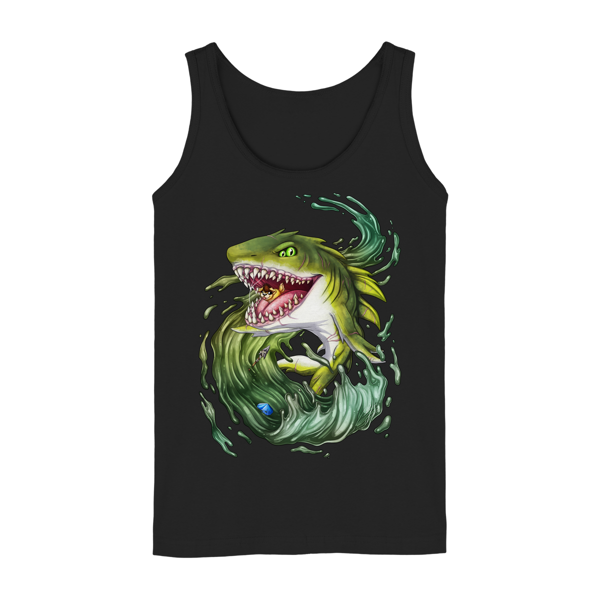 LupiArts Megalodon Ancient - Ladies Tank-Top