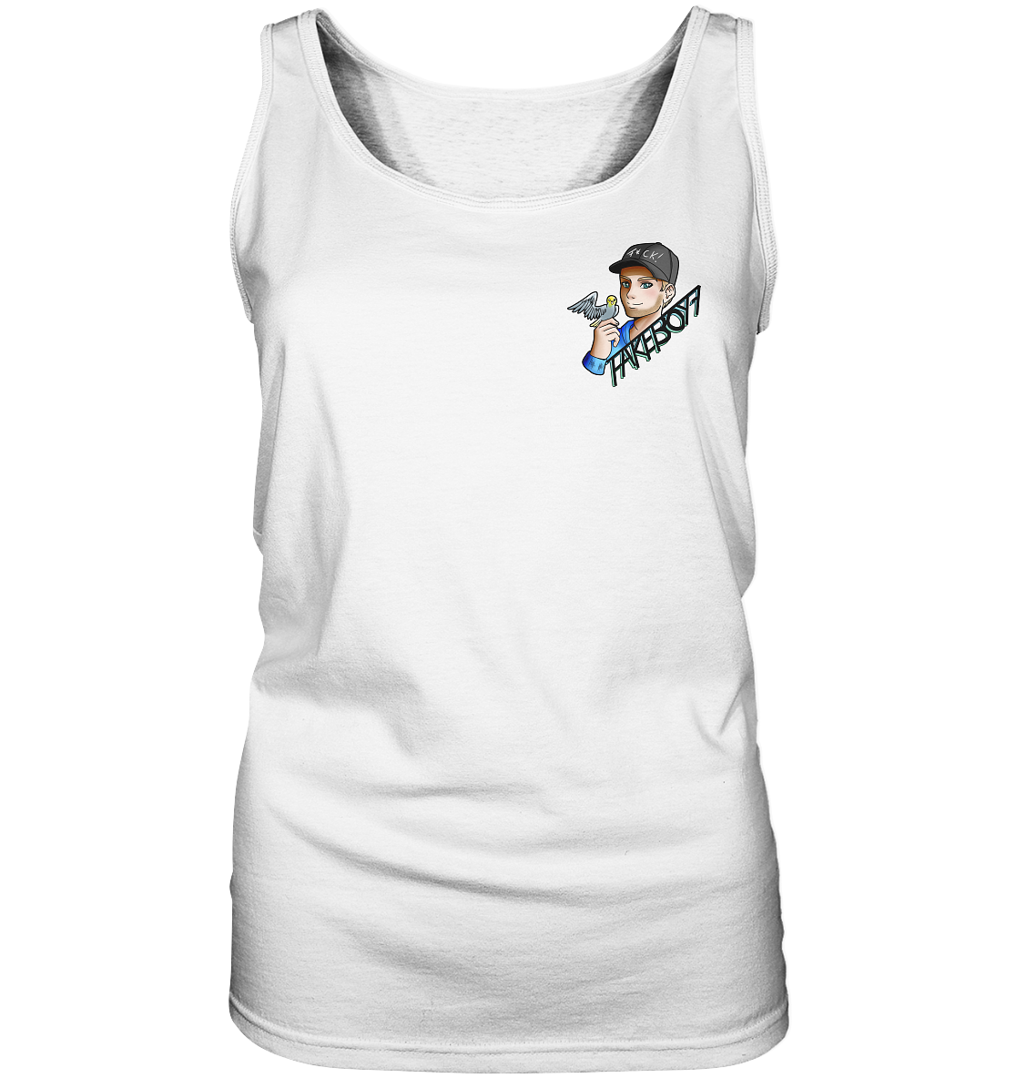 Fakeboy7 Logo - Ladies Tank-Top