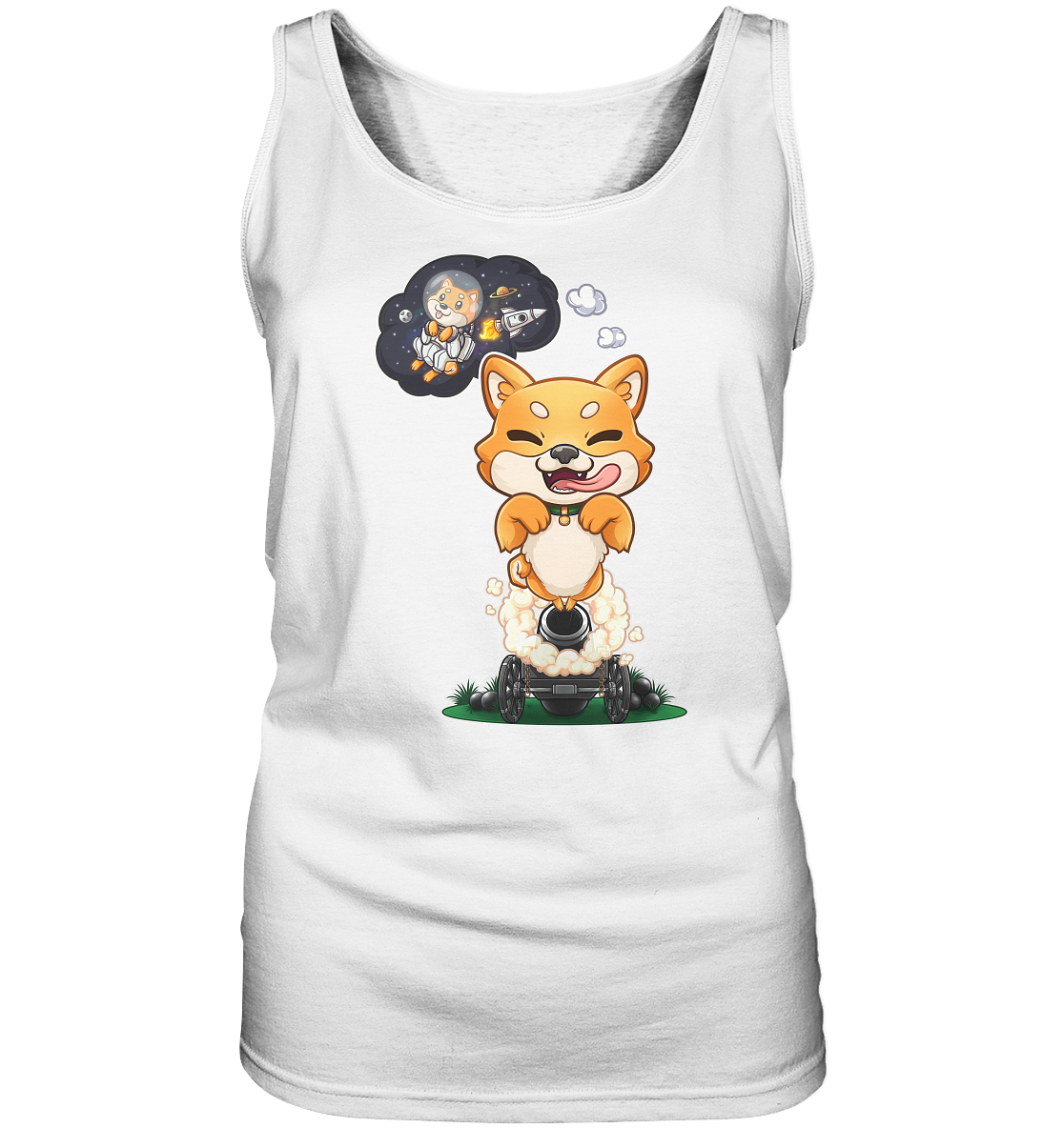 FeineKatze Shiba Astronaut - Ladies Tank-Top