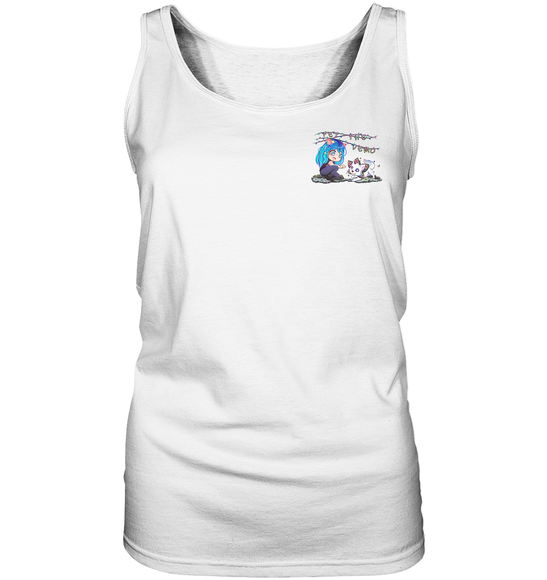 Vuipecula PetTheDemo - Ladies Tank-Top