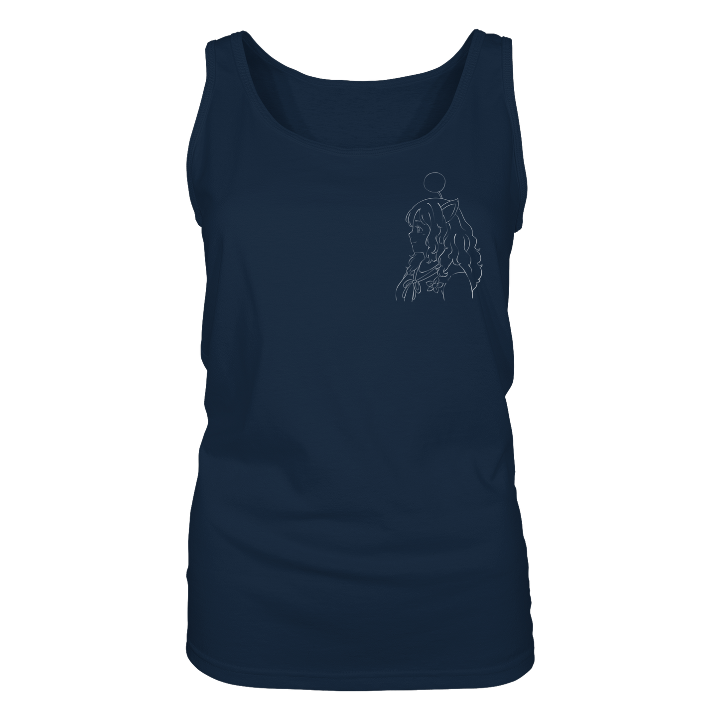 Miss_Moogle Logo Outline - Ladies Tank-Top
