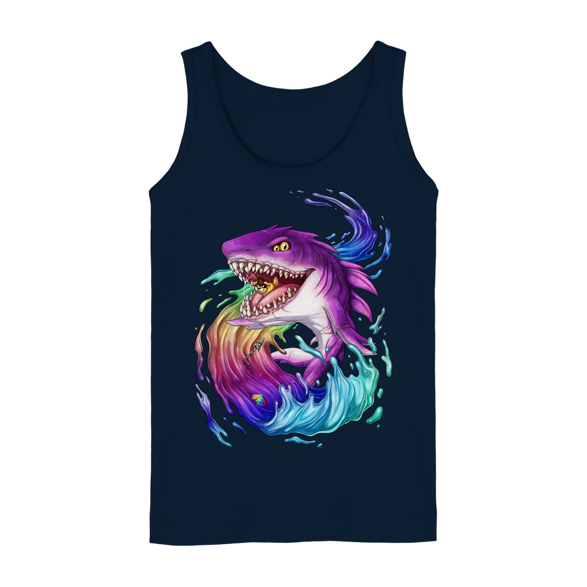 LupiArts Megalodon Crested - Ladies Tank-Top