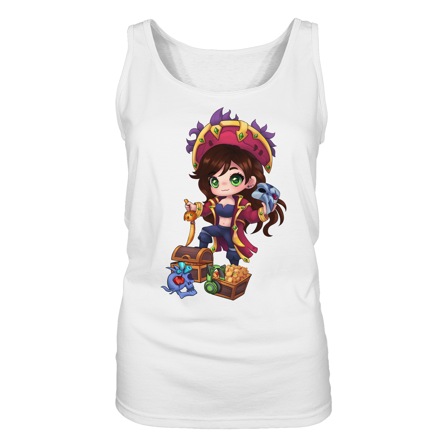 KykyNeko Pirat - Ladies Tank-Top
