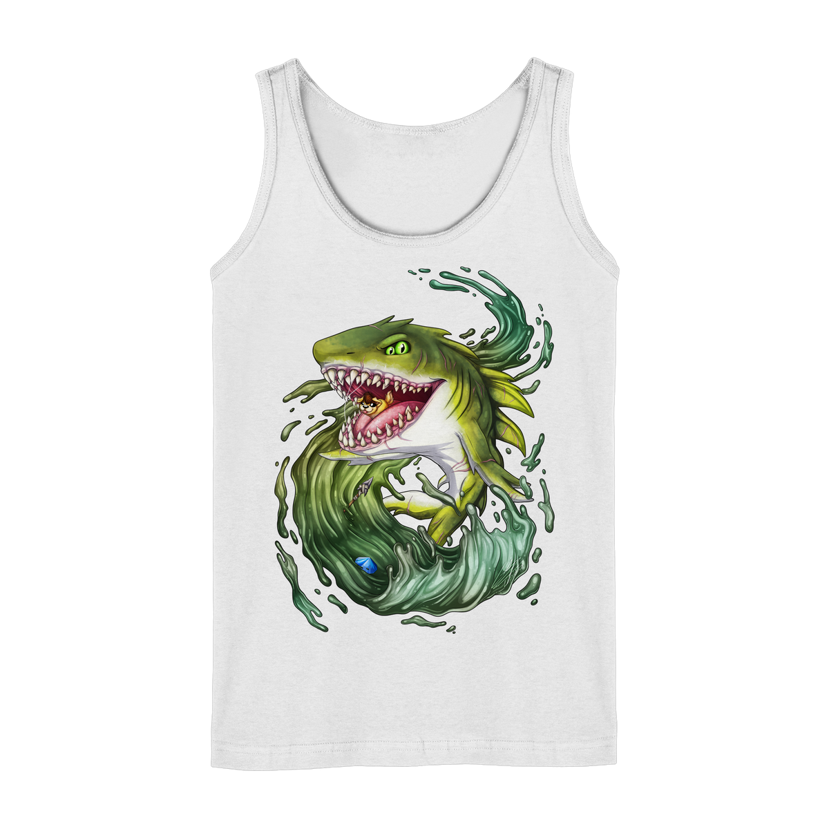 LupiArts Megalodon Ancient - Ladies Tank-Top