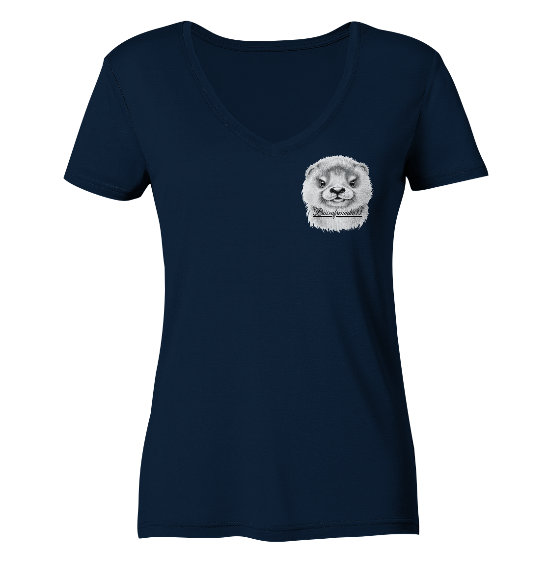 Busenfreundin11 Logo - Ladies V-Neck Shirt