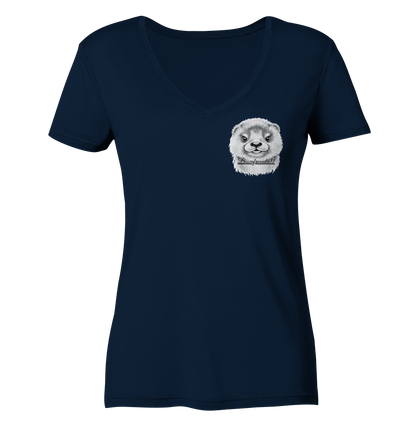 Busenfreundin11 Logo - Ladies V-Neck Shirt