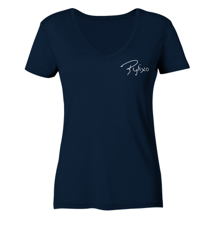 Rylixo Unterschrift - Ladies V-Neck Shirt
