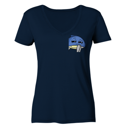 MonaLeesa HolgerHmm - Ladies V-Neck Shirt