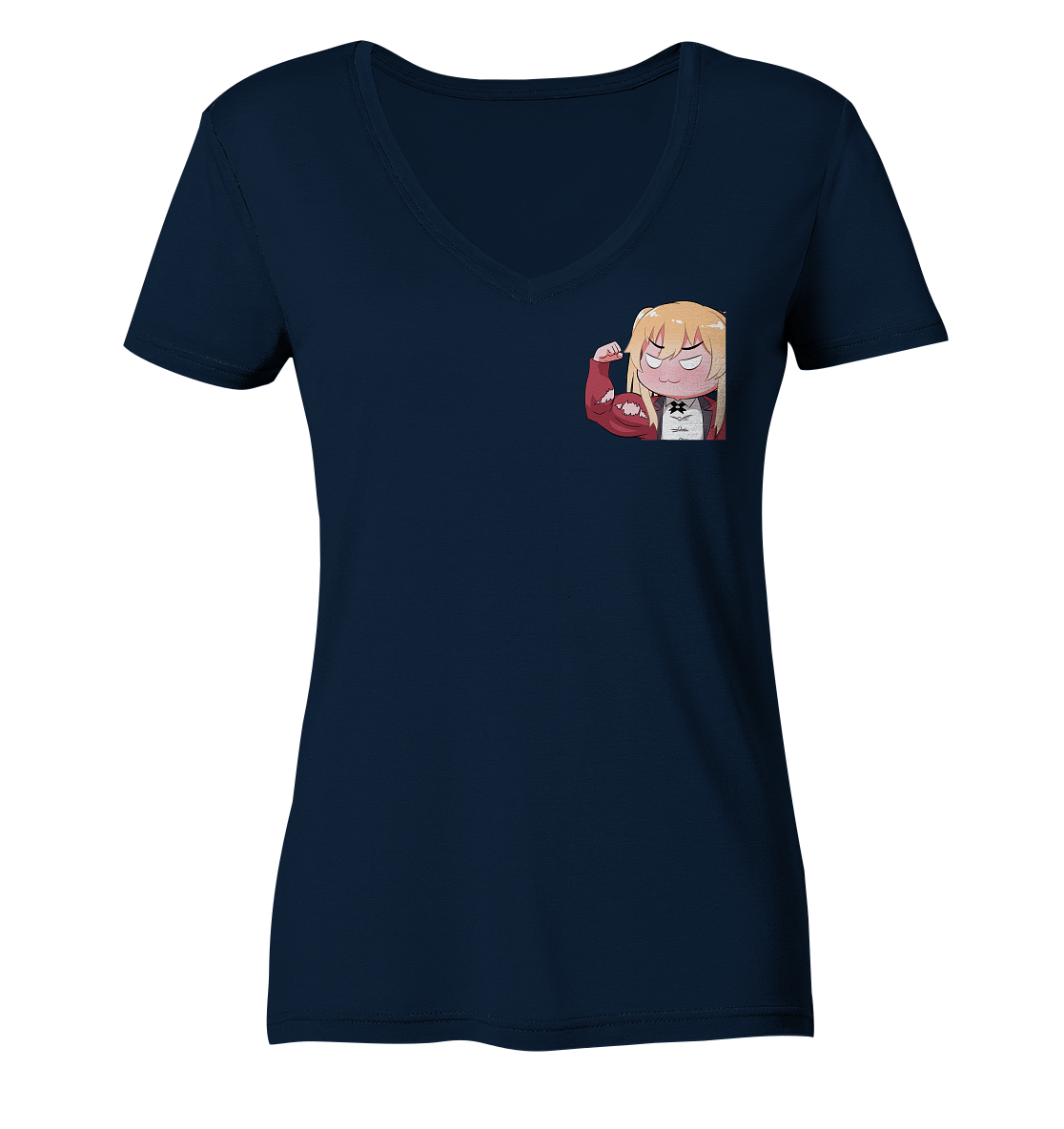 Miezchen Biceps - Ladies V-Neck Shirt