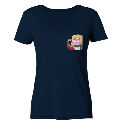 Miezchen Biceps - Ladies V-Neck Shirt