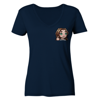 La_N00ba FU - Ladies V-Neck Shirt