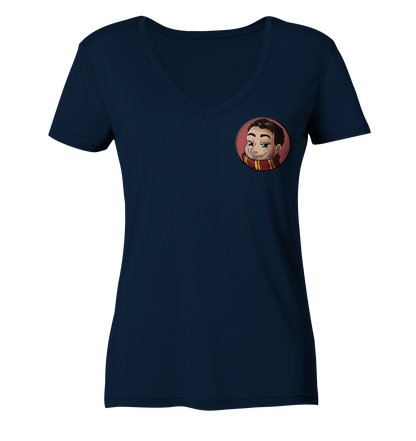 Marl3xius Logo - Ladies V-Neck Shirt