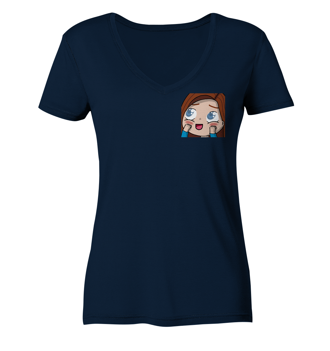 MonaLeesa Aww - Ladies V-Neck Shirt
