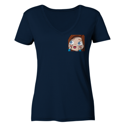 MonaLeesa Aww - Ladies V-Neck Shirt