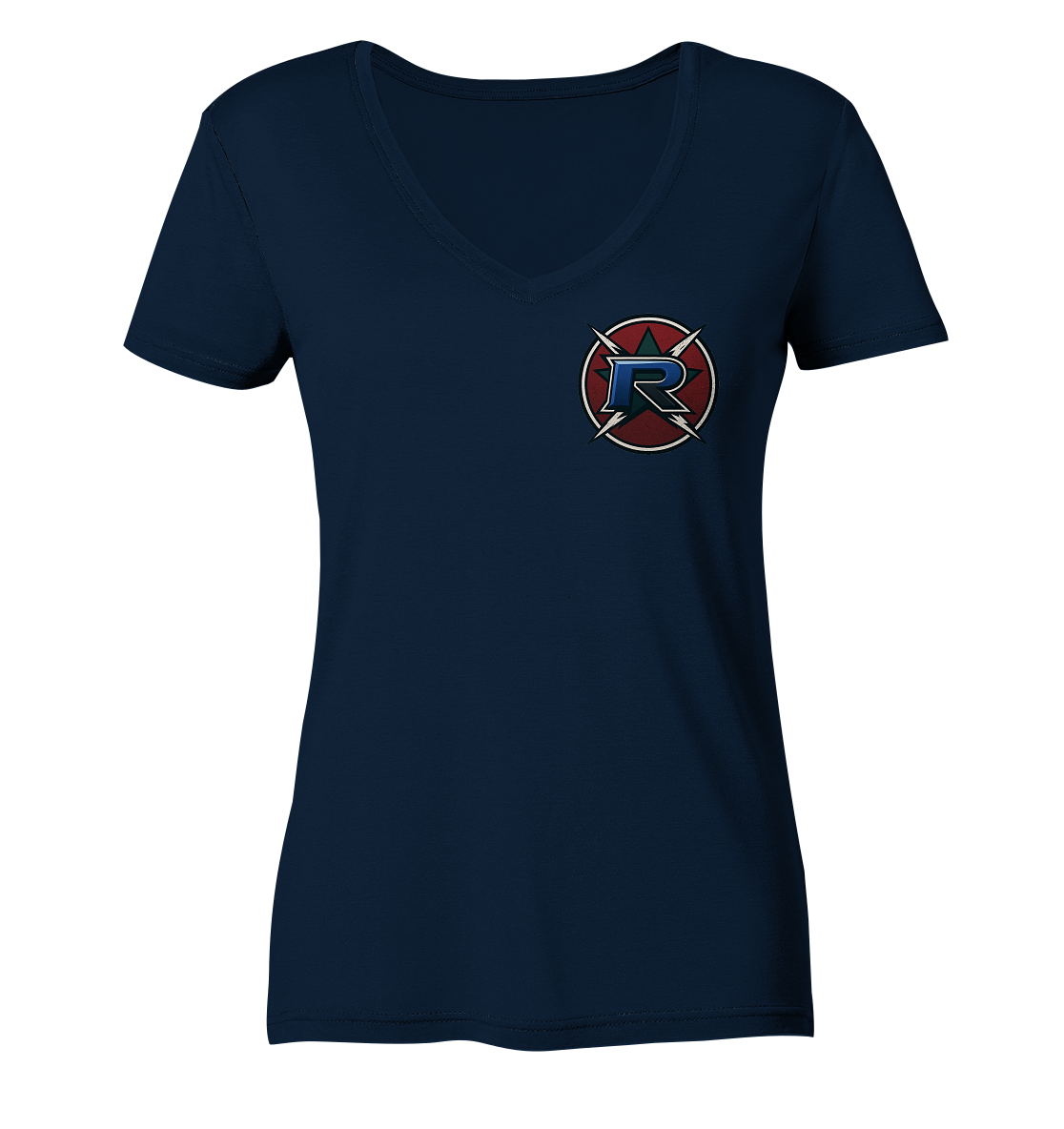 RogueDevil Logo - Ladies V-Neck Shirt