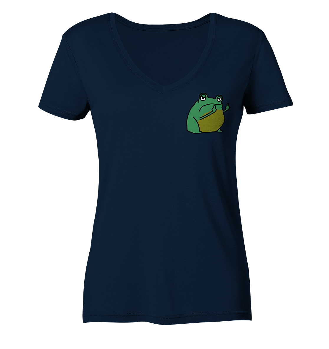 Aylana87 Kackfrosch - Ladies V-Neck Shirt