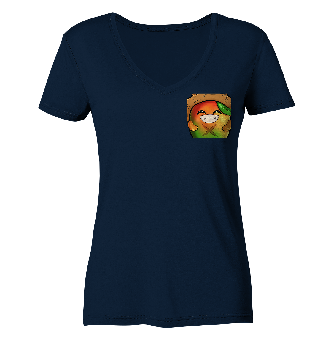 SurvivalMango Smile - Ladies V-Neck Shirt