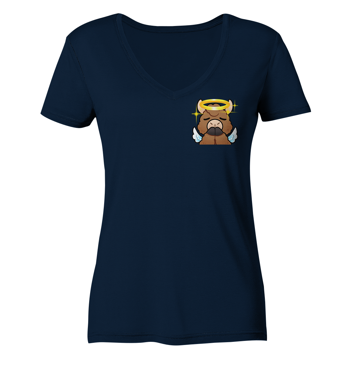 FlauschigTV Angel - Ladies V-Neck Shirt