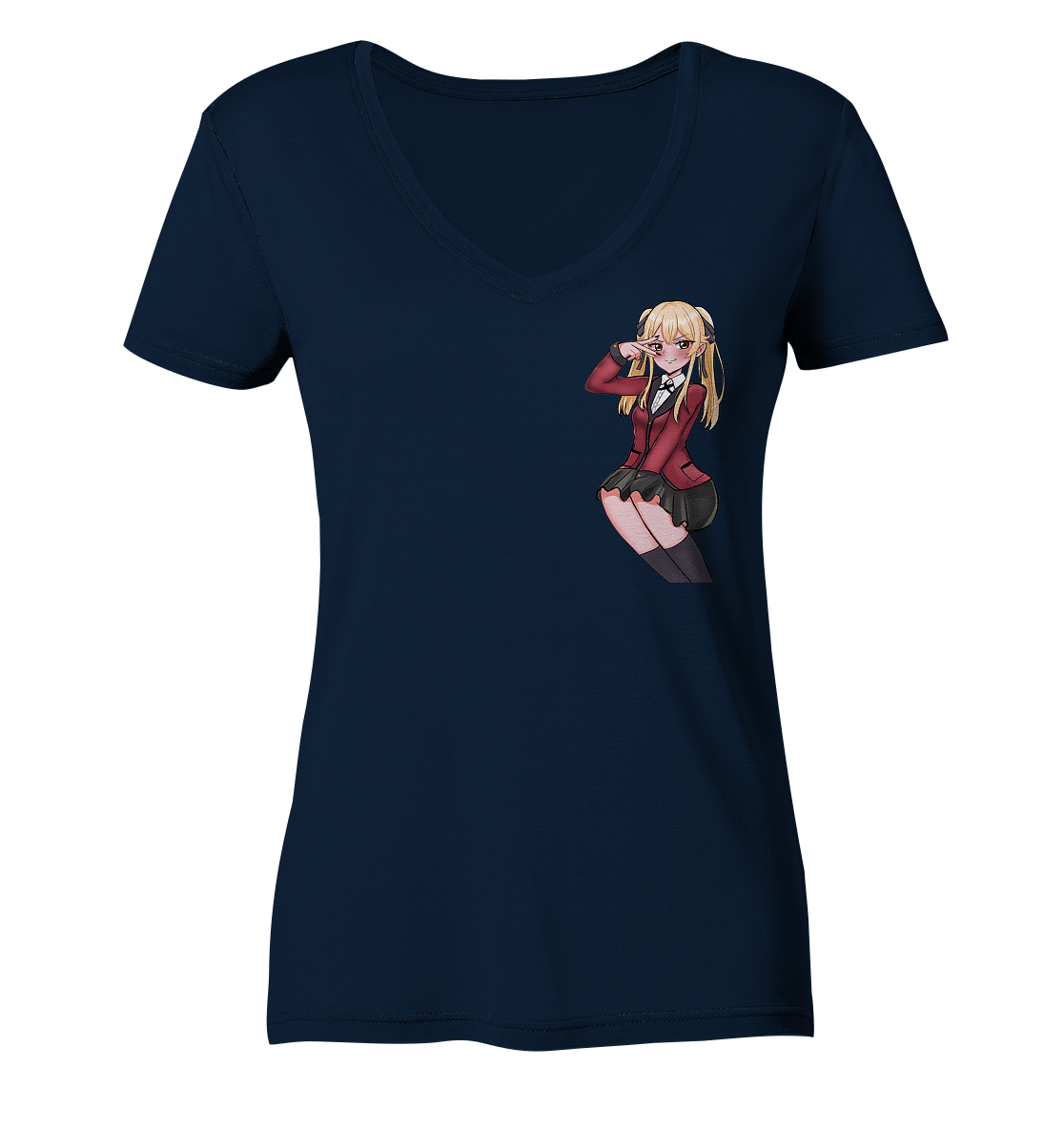 Miezchen Peace - Ladies V-Neck Shirt