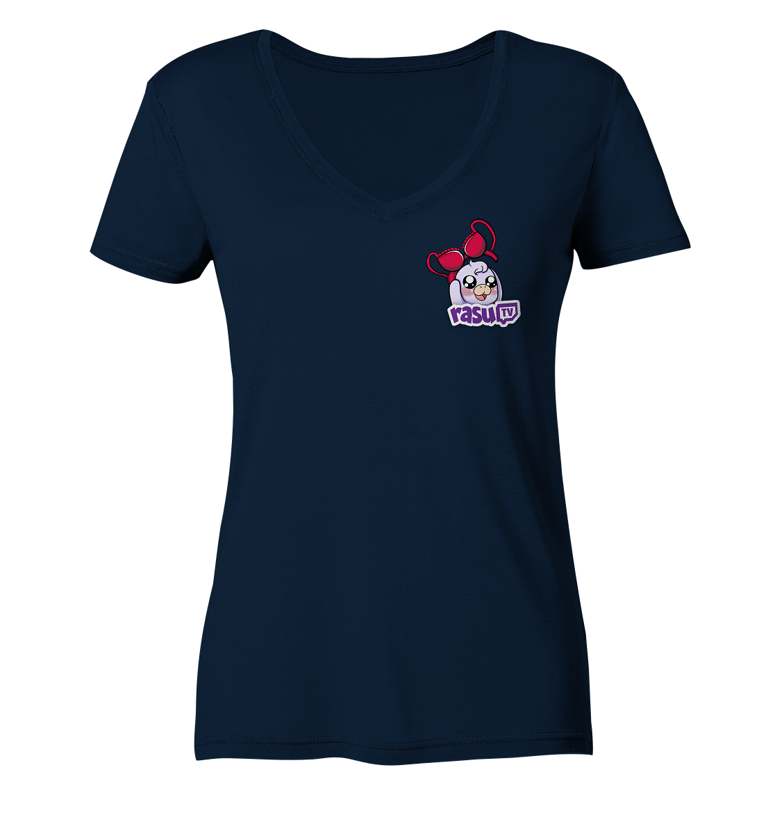 rasuTV BH - Ladies V-Neck Shirt