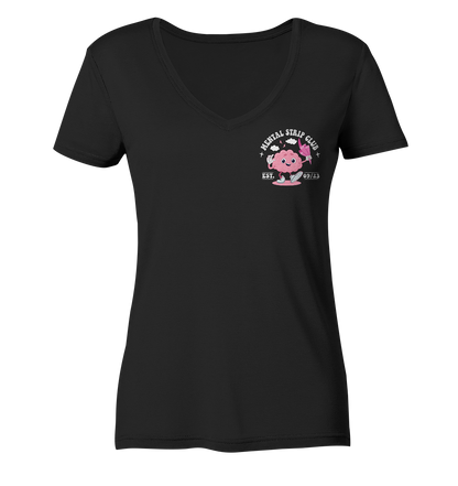 Alyna Mental Strip Club - Ladies V-Neck Shirt