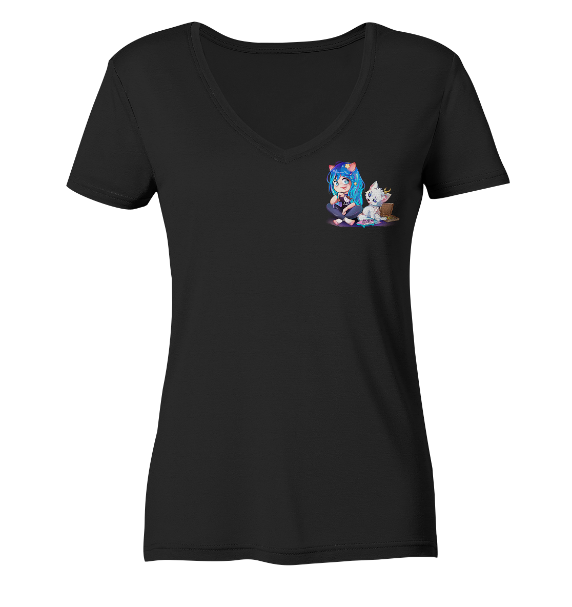 Vuipecula Logo - Ladies V-Neck Shirt