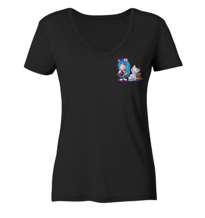 Vuipecula Logo - Ladies V-Neck Shirt