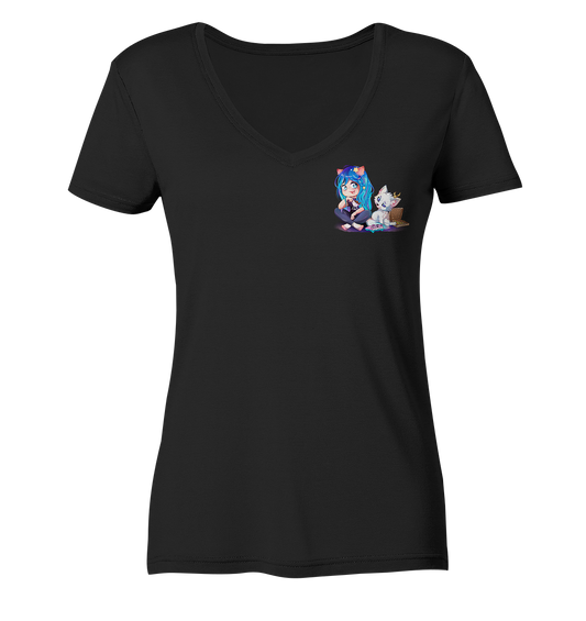 Vuipecula Logo - Ladies V-Neck Shirt