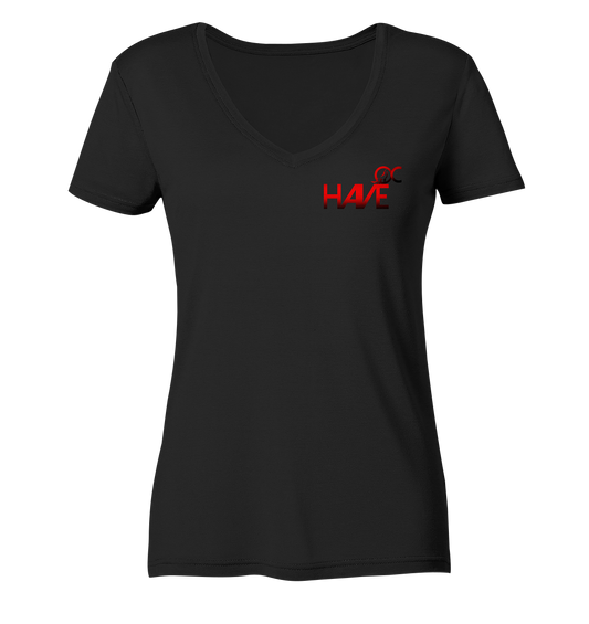 Haveoc Logo - Ladies V-Neck Shirt