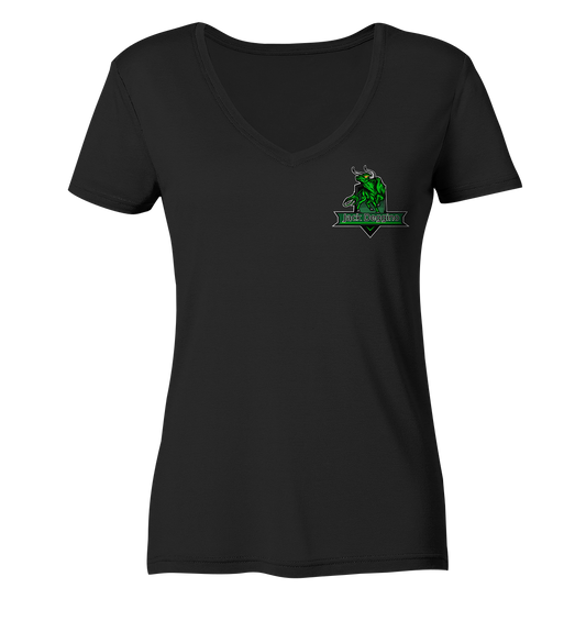 JackDeggino Logo - Ladies V-Neck Shirt